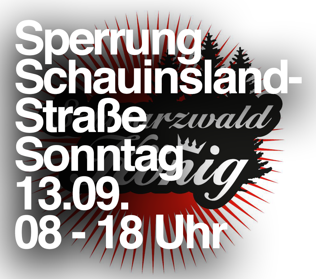 13.09. Sperrung: L124 (Schauinslandstrasse) – Schauinslandkönig 2020